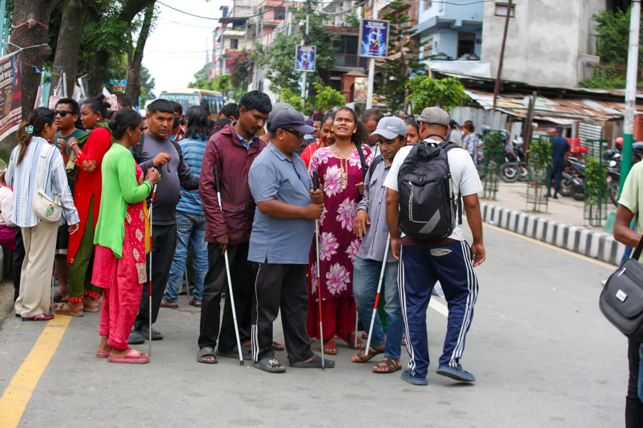 blind-citizens-protest-maitighar-demand-employment