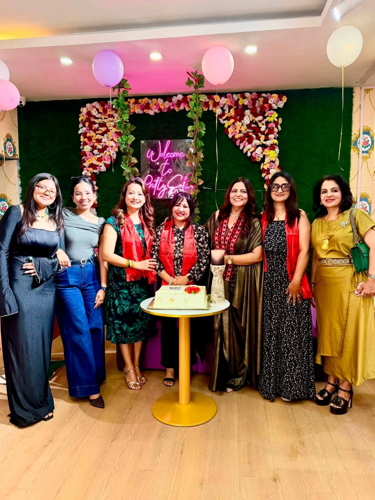 singer-aagantuk-kharel-opens-preeti-salon-kathmandu
