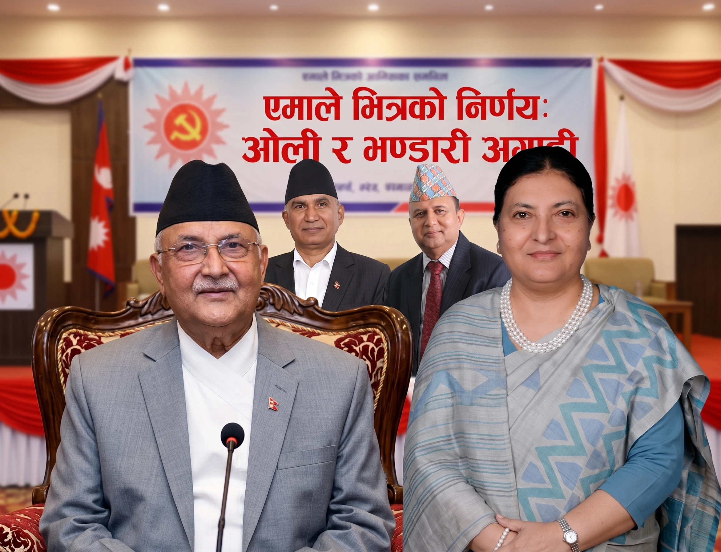 uml-bidya-bhandari-second-ranking-senior-leader